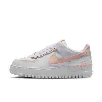 WMNS NIKE AIR FORCE 1 AF1 SHADOW LIGHT SOFT PINK-THISTLE SZ